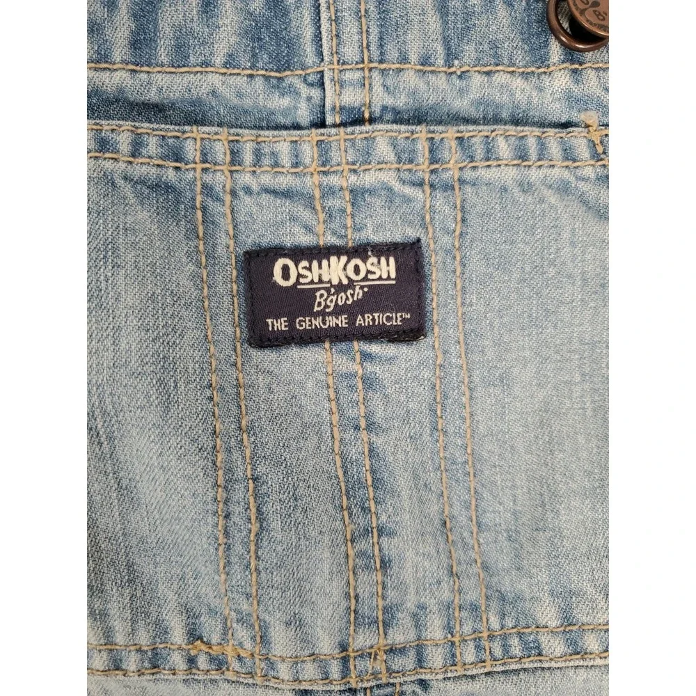 OshKosh B'Gosh Overalls Shorts 4T  Toddler Vestback NEW